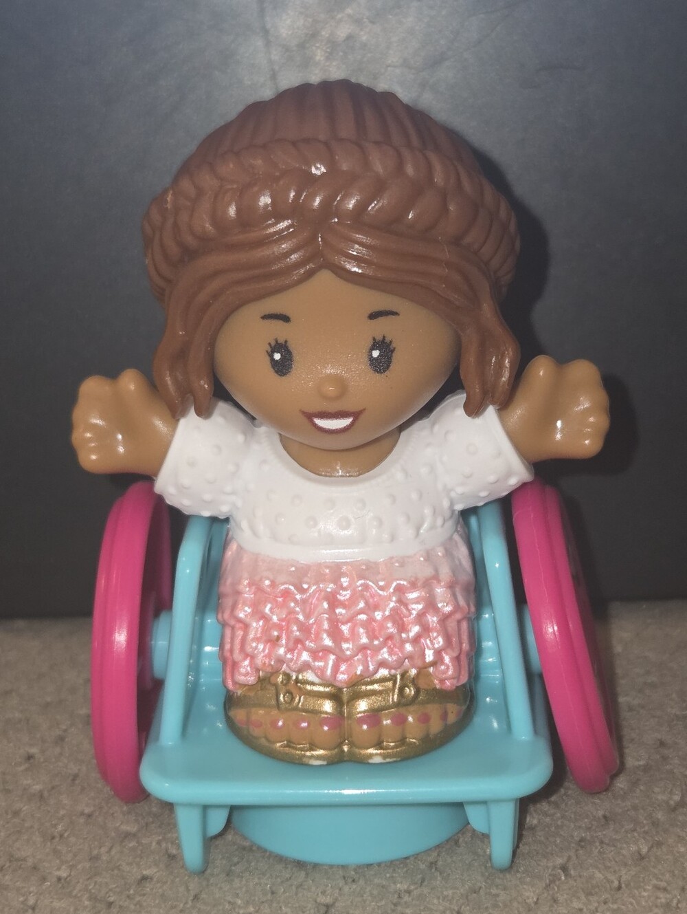 Fisher Price Little People Barbie Girl In Wheelchair Replacement Figure 2022